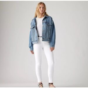NWT LEVI’S 721 HIGH RISE SKINNY WOMEN'S JEANS Levis jean pants white 27